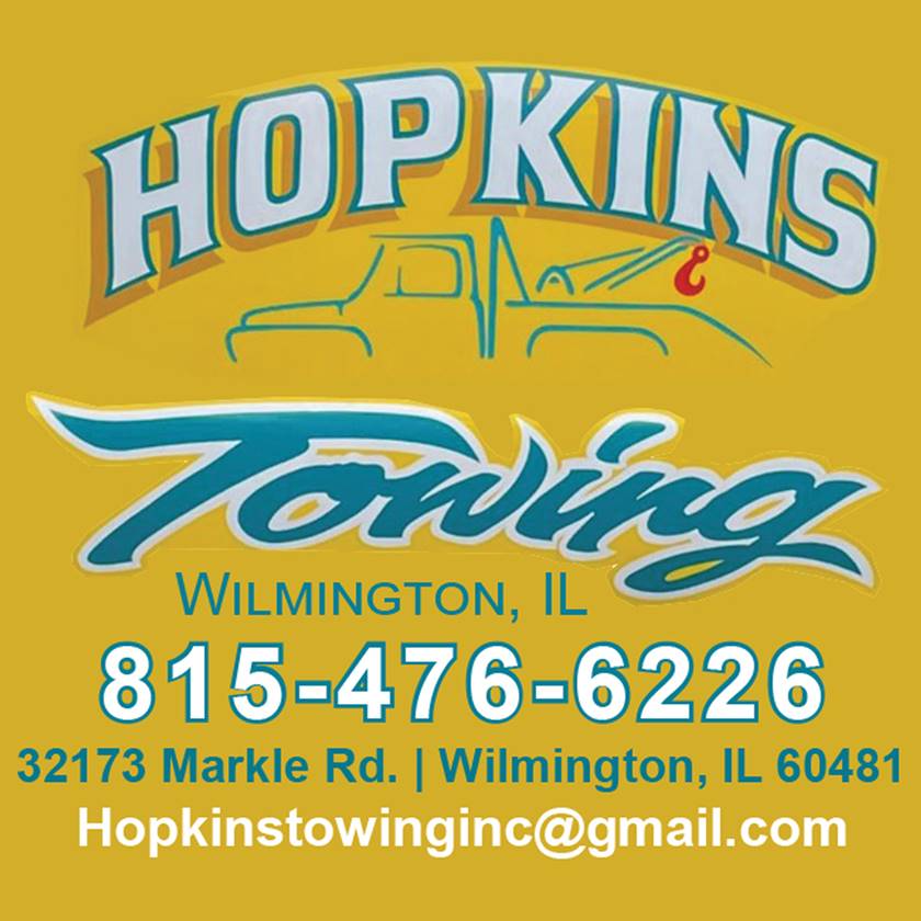 Hopkins Towing, Inc.-Wilmington IL - Logo