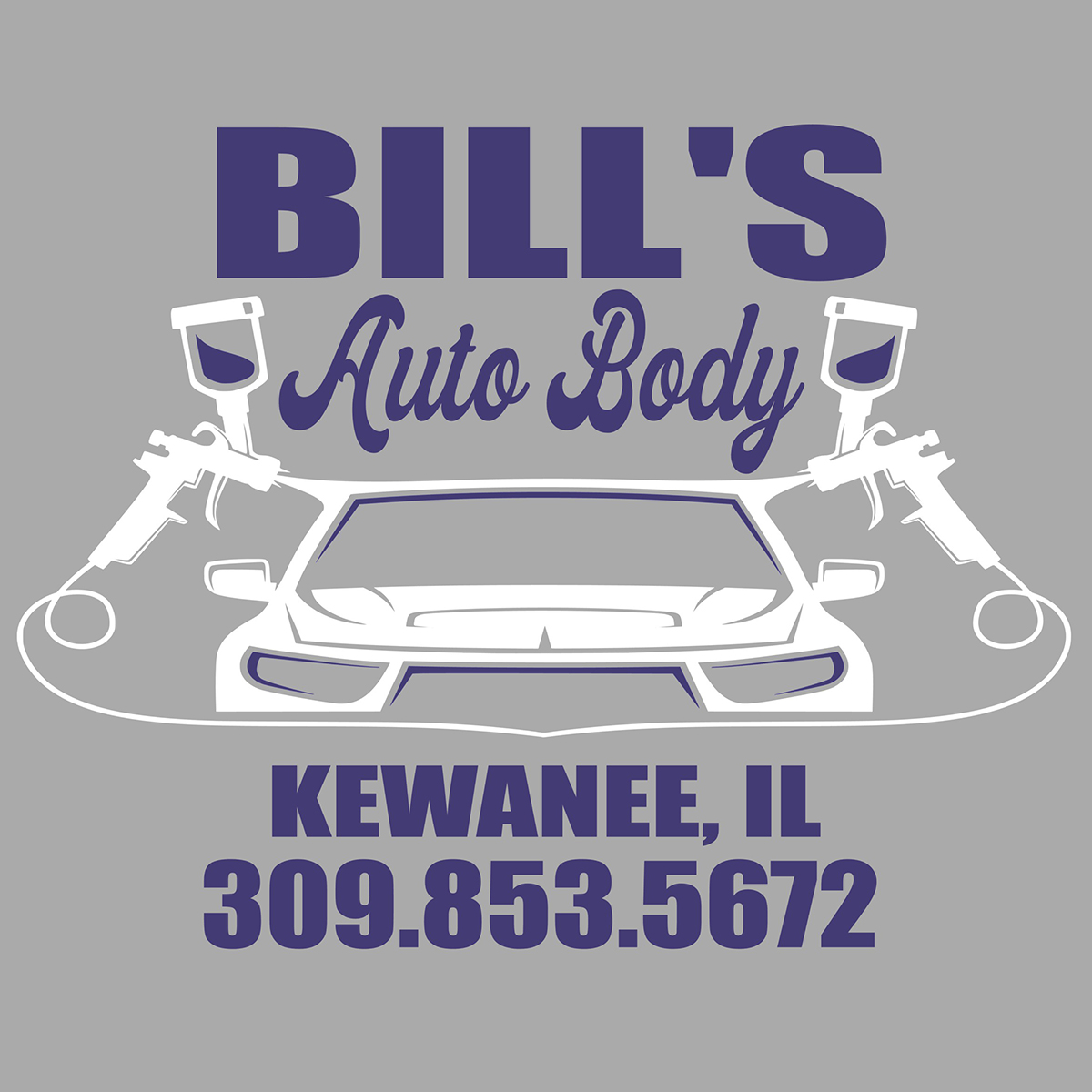 Bill's Auto Body Repair-Kewanee IL - Logo
