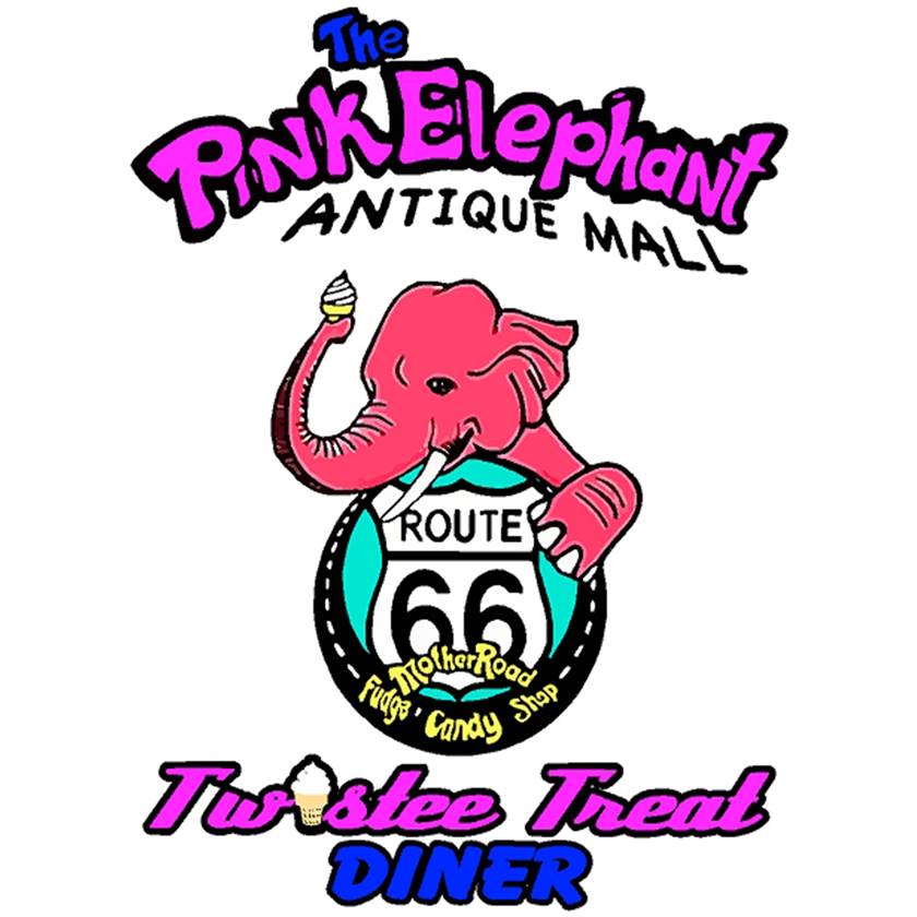 Pink Elephant Antique Mall-Livingston IL - Logo